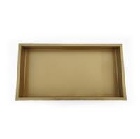 Aqua Splash Inbouwnis AQS 30x60x10 cm RVS Goud 