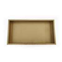 Aqua Splash Inbouwnis AQS 30x60x10 cm RVS Goud 