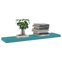 vidaXL Wandschappen zwevend 2 st 100x23,5x3,8 cm MDF blauw