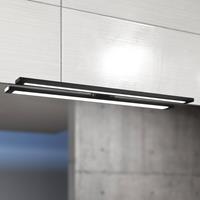 Euluna LED spiegellamp Espelho 40 cm zwart 3.000 K