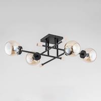 Euluna Plafondlamp Sinzig in zwart-goud