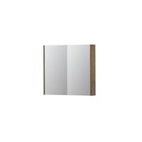 INK Spiegelkast met 2 dubbelzijdige spiegeldeuren en stopcontact/schakelaar 1105210