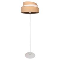 Euluna Vloerlamp Trio jute, natuurlijk bruin/wit, 145cm