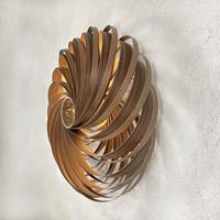 Gofurnit Veneria wandlamp, noten, Ã� 70 cm