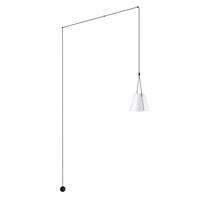 LEDS-C4 Attic hanglamp conisch decentraal wit