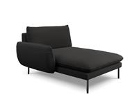 Cosmopolitan Design | Chaise longue Vienna Black links boucle