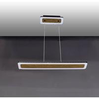 ECO-Light SOLARIS 9052 S GO LED-hanglamp 45 W Warmwit Goud, Zwart