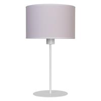 Euluna Tafellamp Roller, wit/goud, hoogte 50 cm
