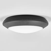 Fumagalli LED buiten plafondlamp Berta, zwart, CCT