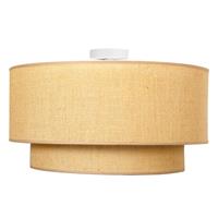 Euluna Plafondlamp Boho jute, natuurlijk bruin, Ã60cm