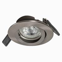 Ledvance 4058075573017 RECESS DOWNLIGHT TWISTLOCK GU10 LED-inbouwlamp voor badkamer 4.5 W Warmwit Nikkel