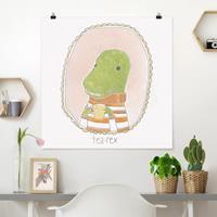 Klebefieber Poster Koffeinhaltiger Dino