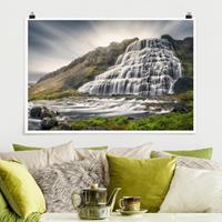 Klebefieber Poster Dynjandi Wasserfall