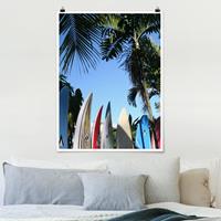 Klebefieber Poster Matt inkl. Posterklammern Surfers Paradise