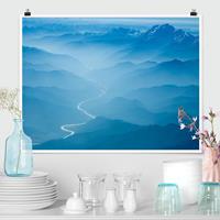 Klebefieber Poster Blick über den Himalaya