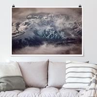 Klebefieber Poster Berge von Tibet