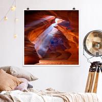 Klebefieber Poster Lichtspiel im Antelope Canyon