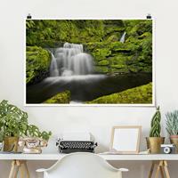 Klebefieber Poster Lower McLean Falls in Neuseeland