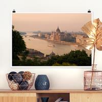 Klebefieber Poster Budapest Skyline