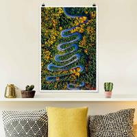 Klebefieber Poster Serpentine im Transsilvanischen Wald