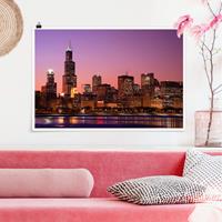 Klebefieber Poster Chicago Skyline