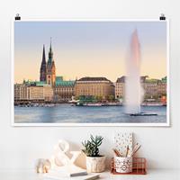 Klebefieber Poster Hamburger Alster