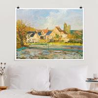 Poster Camille Pissarro - Landschaft bei Pontoise