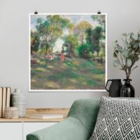 Poster Auguste Renoir - Landschaft mit Figuren