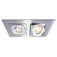 Deko-Light Deckeneinbauleuchte Kardan in Silber 12V GU5,3 2-flammig