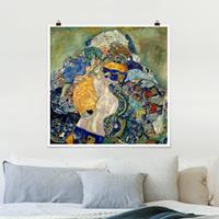 Klebefieber Poster Gustav Klimt - Baby (Wiege)