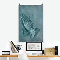Klebefieber Poster Kunstdruck Albrecht Dürer - Studie zu Betende Hände