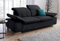 Domo Collection 2,5-Sitzer Milan, mit Rückenverstellung und Federkern