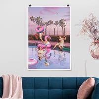 Klebefieber Poster Pool Party