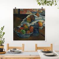 Klebefieber Poster Paul Gauguin - Obstschale