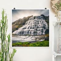 Klebefieber Poster Dynjandi Wasserfall