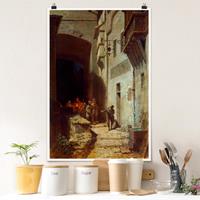 Klebefieber Poster Carl Spitzweg - Die Scharwache