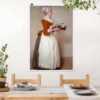 Klebefieber Poster Kunstdruck Jean Etienne Liotard - Das Schokoladenmädchen