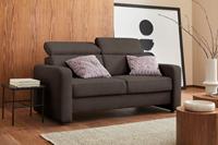 Sit&More 2,5-Sitzer Bologna, inklusive Kopfteilverstellung und Federkern