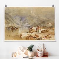 Klebefieber Poster William Turner - Berkastel an der Mosel