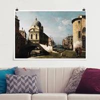 Klebefieber Poster Bernardo Bellotto - Venezianisches Capriccio