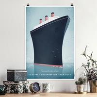 Klebefieber Poster Reiseposter - Kreuzfahrtschiff