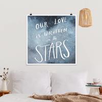 Klebefieber Poster Himmlische Liebe - Sterne