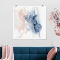 Klebefieber Poster Indigo & Rouge II