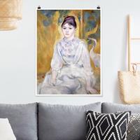 Klebefieber Poster Kunstdruck Auguste Renoir - Junges Mädchen mit Schwan