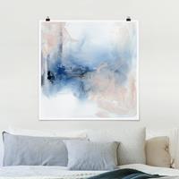 Klebefieber Poster Indigo & Rouge I