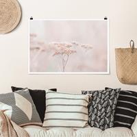 Klebefieber Poster Zartrosane Wildblumen