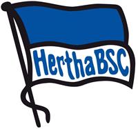 Wall-Art Wandfolie Hertha BSC - logo vlag (1 stuk)