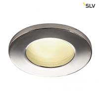 SLV Einbaustrahler Dolix in Chrom GU10 IP65 Rund