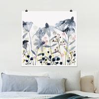 Klebefieber Poster Wildblumen Aquarell II