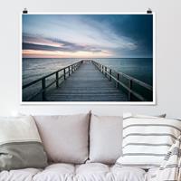 Klebefieber Poster Steg Promenade